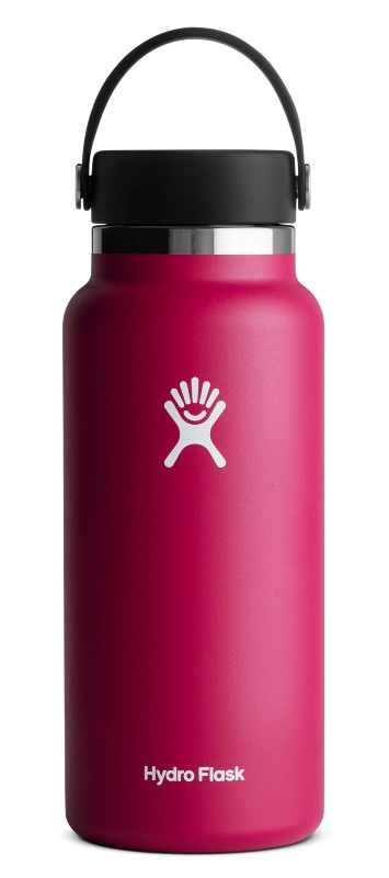 Hydro Flask Red Wide Mouth Bottle, 32 oz Hydro Flask