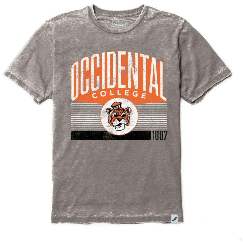 T-Shirt Mens Burnout Crewneck Oswald 1887 | Occidental College Bookstore